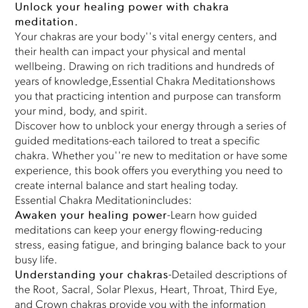 Essential Charka Meditation - Picture 5 of 5
